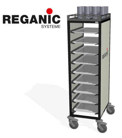 Tablett Abräumwagen