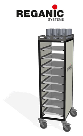 Tablett Abräumwagen